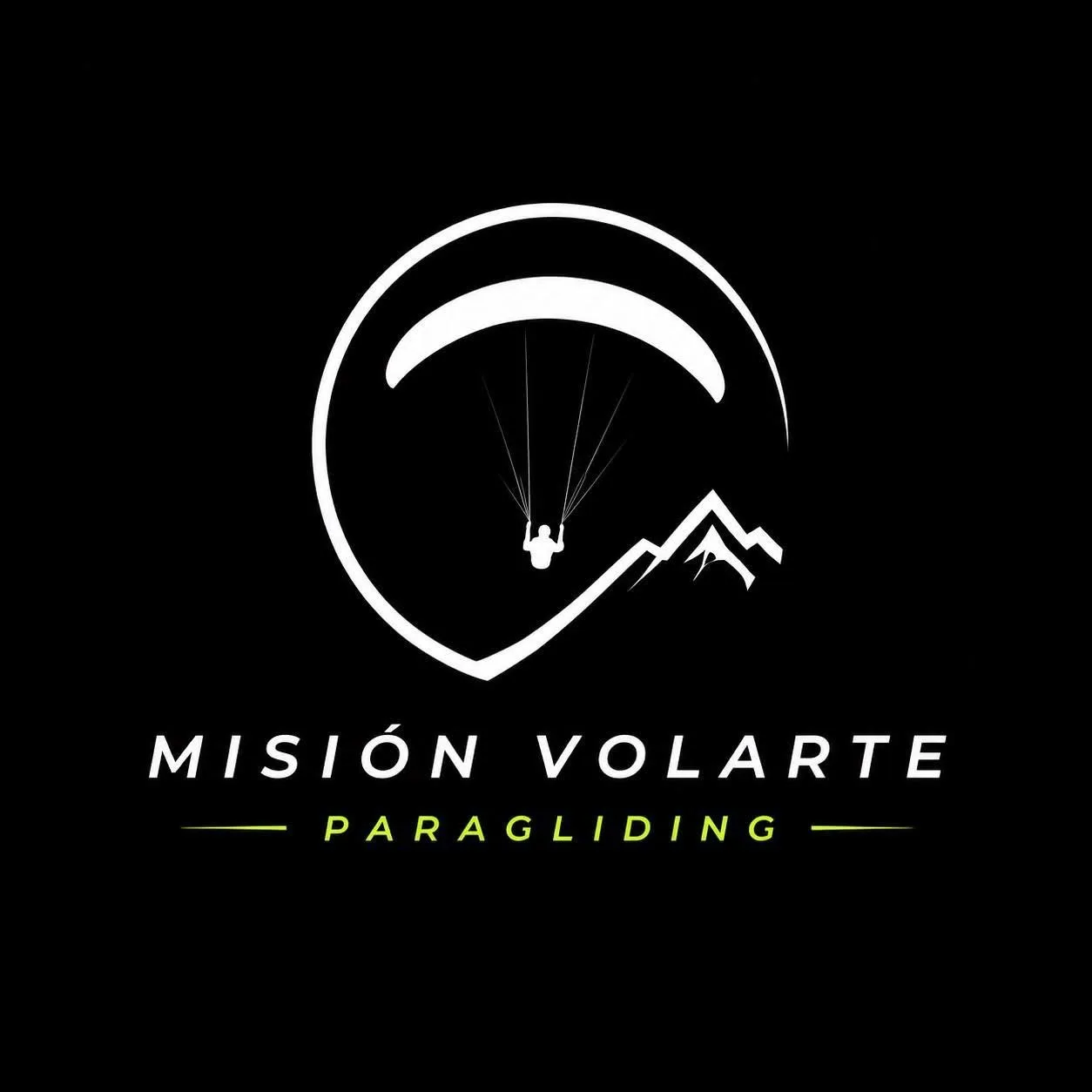 Logotipo Misión Volarte Paragliding